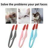Pet Tear Stain Remover Brush for Cats and Dogs - Soft and Gentle Eye Cleanup Tool