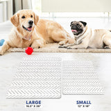 Premium Waterproof Pet Feeding Mat for Dogs and Cats - Non-Slip Large Food and Water Mat for Easy Floor Protection and Cleaning
