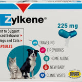 Zylkene Calming Support for Medium Dogs - 14 Capsules, 225 mg - Promotes Relaxation and Reduces Stress for Dogs 33-65 lbs