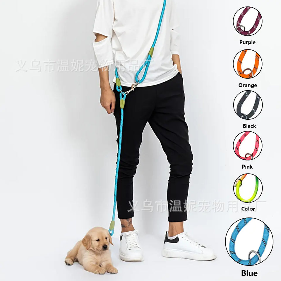 Amazon Best-Selling Reflective Nylon Dog Leash - My Pet Collective Amazon Best-Selling Reflective Nylon Dog Leash