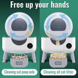 Automatic Cat Litter Box Self Cleaning for Multiple Cats
