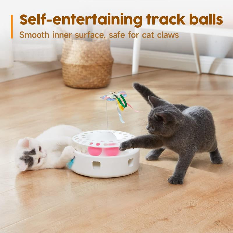 Potaroma Automatic Cat Toys 3-In-1 Interactive Kitten Toy