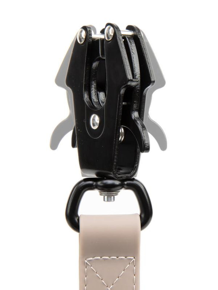 Dognerd 6-Foot Tactical Silicone Dog Leash with Aluminum Quick Release Carabiner - Durable Design for Large Dogs Ideal for Walking, Hiking, and Jogging