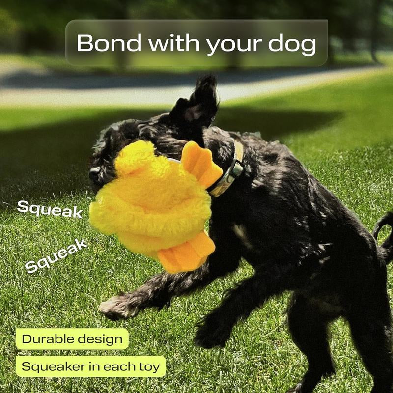 Ultimate Petspy Squeaky Dog Toy Pack - 3 Fun Chew Toys for Happy Pups!