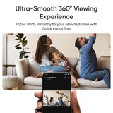 Eufy Indoor Cam E30 - 4K UHD Security Camera with 360° Pan-Tilt, Color Night Vision, AI Detection, and HomeKit Compatibility