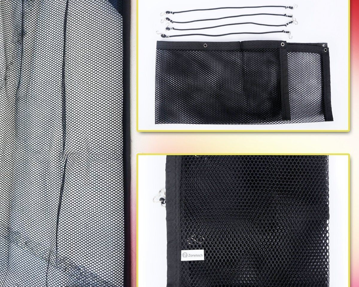 Zone Tech Dog Car Barrier - 47x34" Vehicle Mesh Net for Safe Travel with Pets