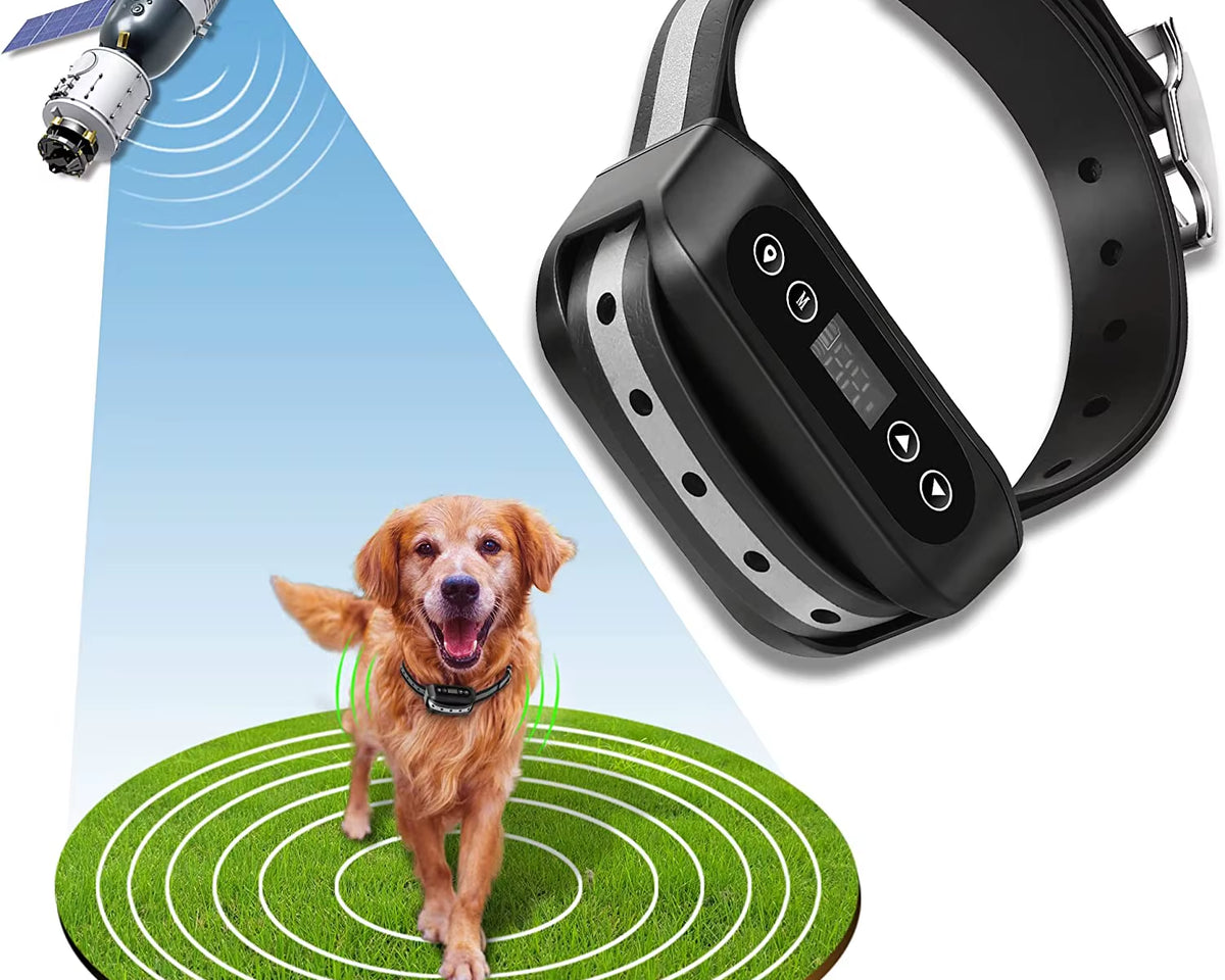 Ultimate GPS Wireless Dog Containment System - Easy Setup, Waterproof & Rechargeable for Outdoor Use!
