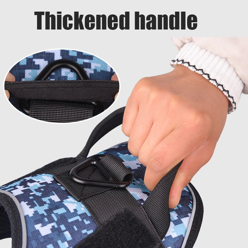 Ultimate No-Pull Reflective Dog Harness - Adjustable and Breathable Vest for All Outdoor Adventures