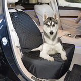 2-in-1 Front Car Seat Covers - Pet Travel Protector Basket for Dogs and Cats, Scratch Resistant, Waterproof, and Non-Slip