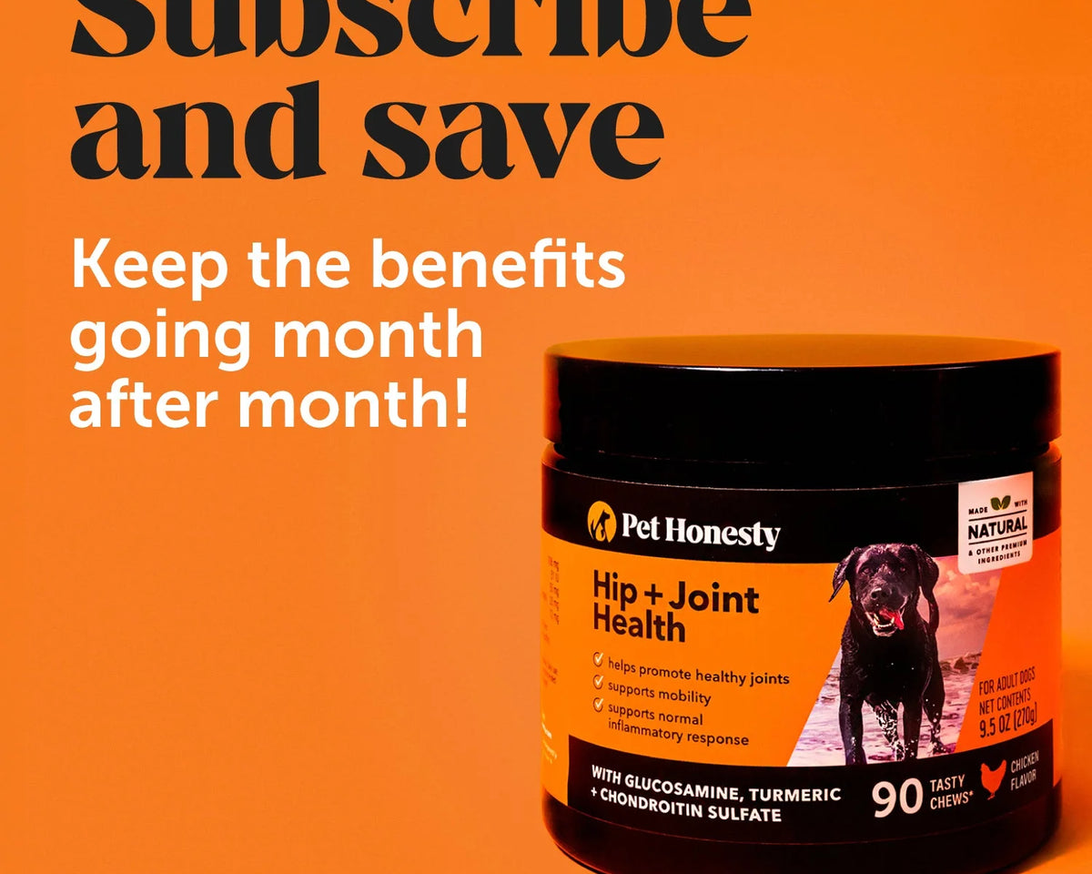 Bacon-Flavored Hip & Joint Health Chews for Happy Pets