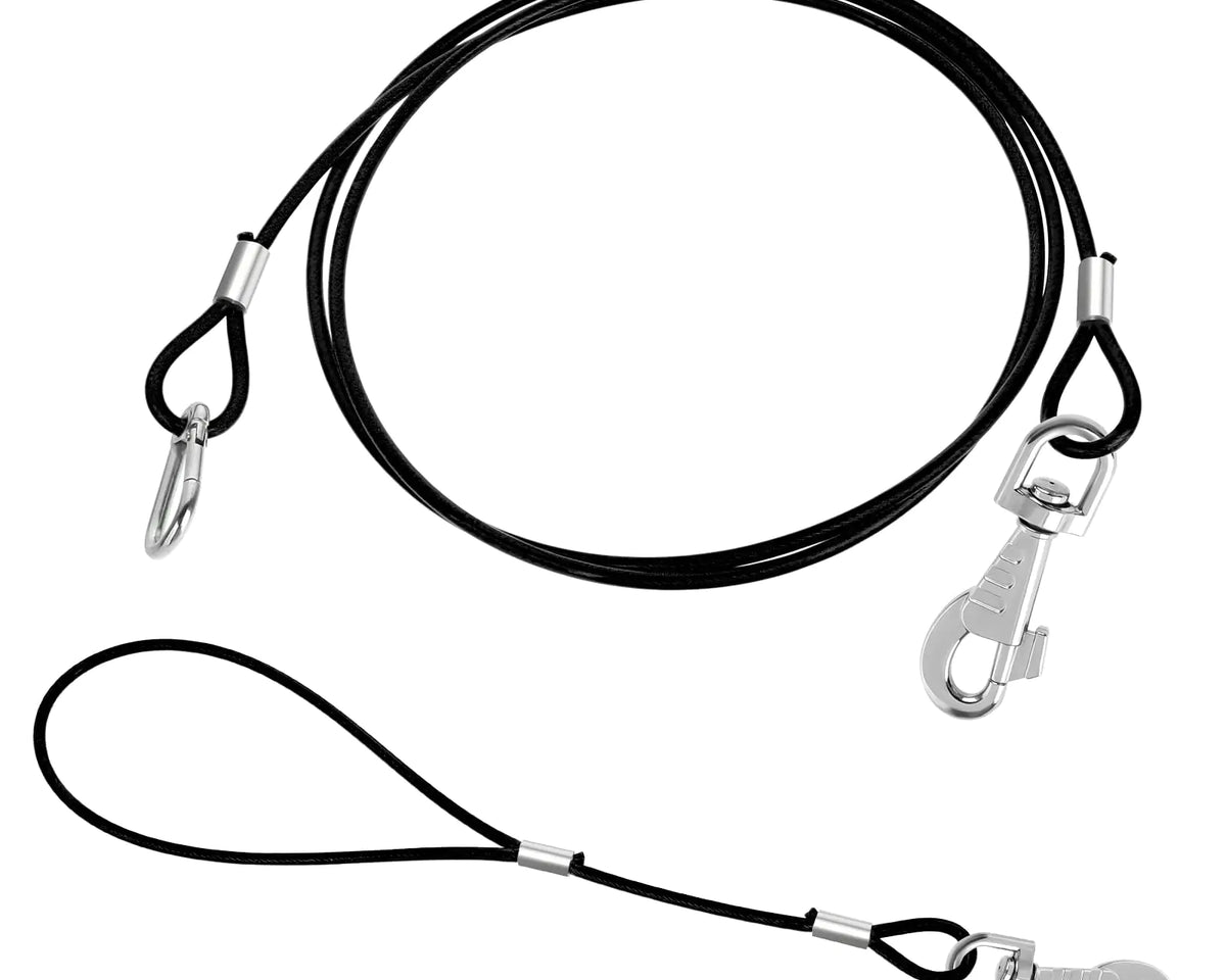 SteelBite™ 5FT Chew-Proof Dog Leash - My Pet Collective SteelBite™ 5FT Chew-Proof Dog Leash