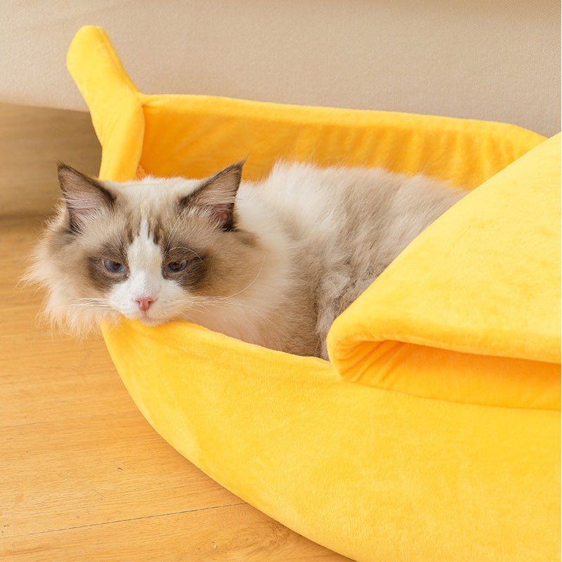 Banana Pet Bed – Funny Dog & Cat House - My Pet Collective