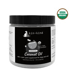 Premium Organic Coconut Oil Pet Supplement for Dogs & Cats - Natural Skin & Coat Care, Soothes Itchy Skin & Dry Noses - Cold Pressed Extra Virgin - Made in the USA