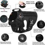 Tactical Military Vest Pet German Shepherd Golden Retriever Tactical Training Dog Harness and Leash Set for All Breeds Dogs
