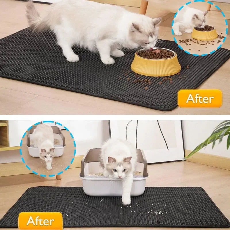 Cat Litter Mat Non Slip Big Pet Litter Box
