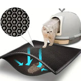 Cat Litter Mat Non Slip Big Pet Litter Box
