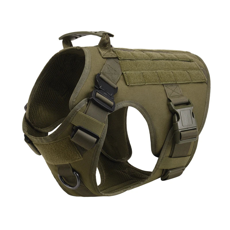 Tactical Military Vest Pet German Shepherd Golden Retriever Tactical Training Dog Harness and Leash Set for All Breeds Dogs