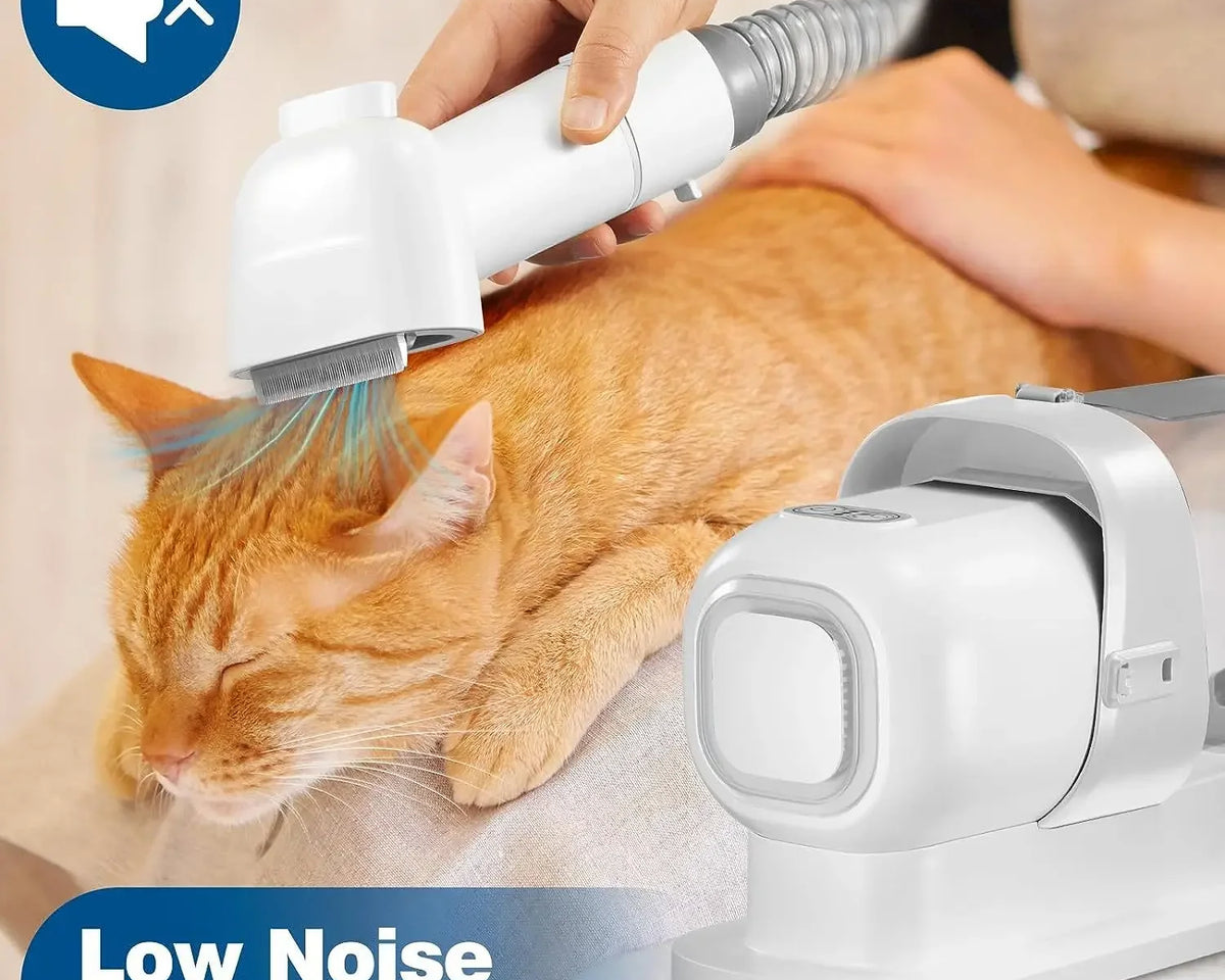 Dog Grooming Vacuum & Pet Grooming Kit with 2.3L Capacity Larger Pet Hair Dust Cup Dog Brush Vacuum for Pet Hair Vacuum Cleaner