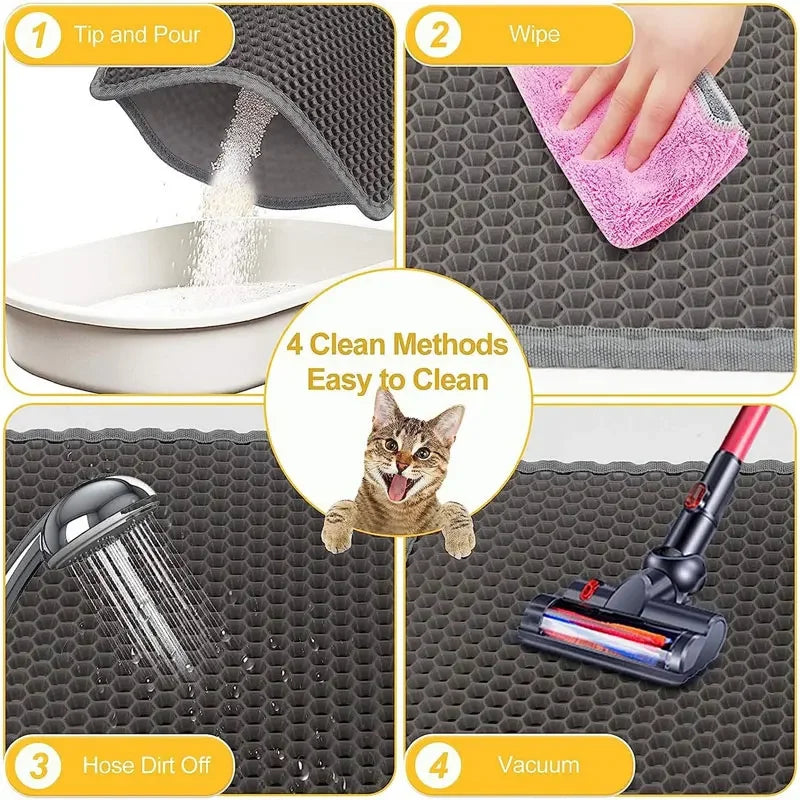 Cat Litter Mat Non Slip Big Pet Litter Box