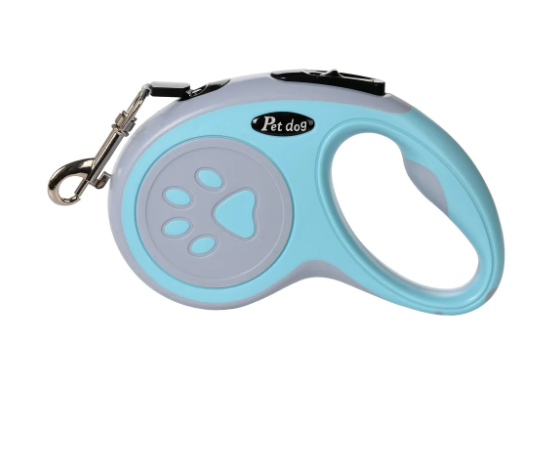 Automatic Retractable Pet Leash, Bone Paw Print Telescopic Dog Leash, Dog Leash, Dog Leash