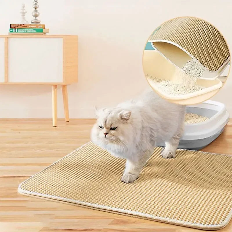 Cat Litter Mat Non Slip Big Pet Litter Box