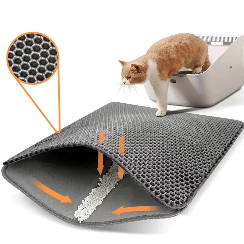 Cat Litter Mat Non Slip Big Pet Litter Box