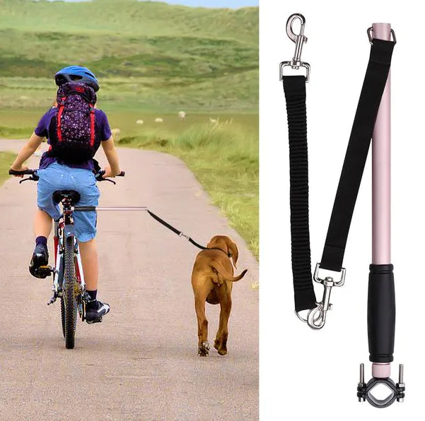 Bicycle Dog Leash for Walking and Jogging - My Pet Collective Bicycle Dog Leash for Walking and Jogging
