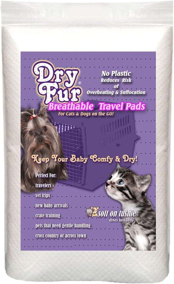 Extra Large Super Absorbent Pet Carrier Travel Pads - 2 Pack (24" x 35") for Ultimate Protection