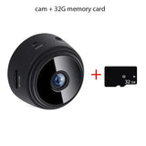 1080P HD Mini Wifi Camera with Night Vision - Perfect for Home Security, Kids & Pet Monitoring!