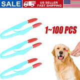 Pet Tear Stain Remover Brush for Cats and Dogs - Soft and Gentle Eye Cleanup Tool