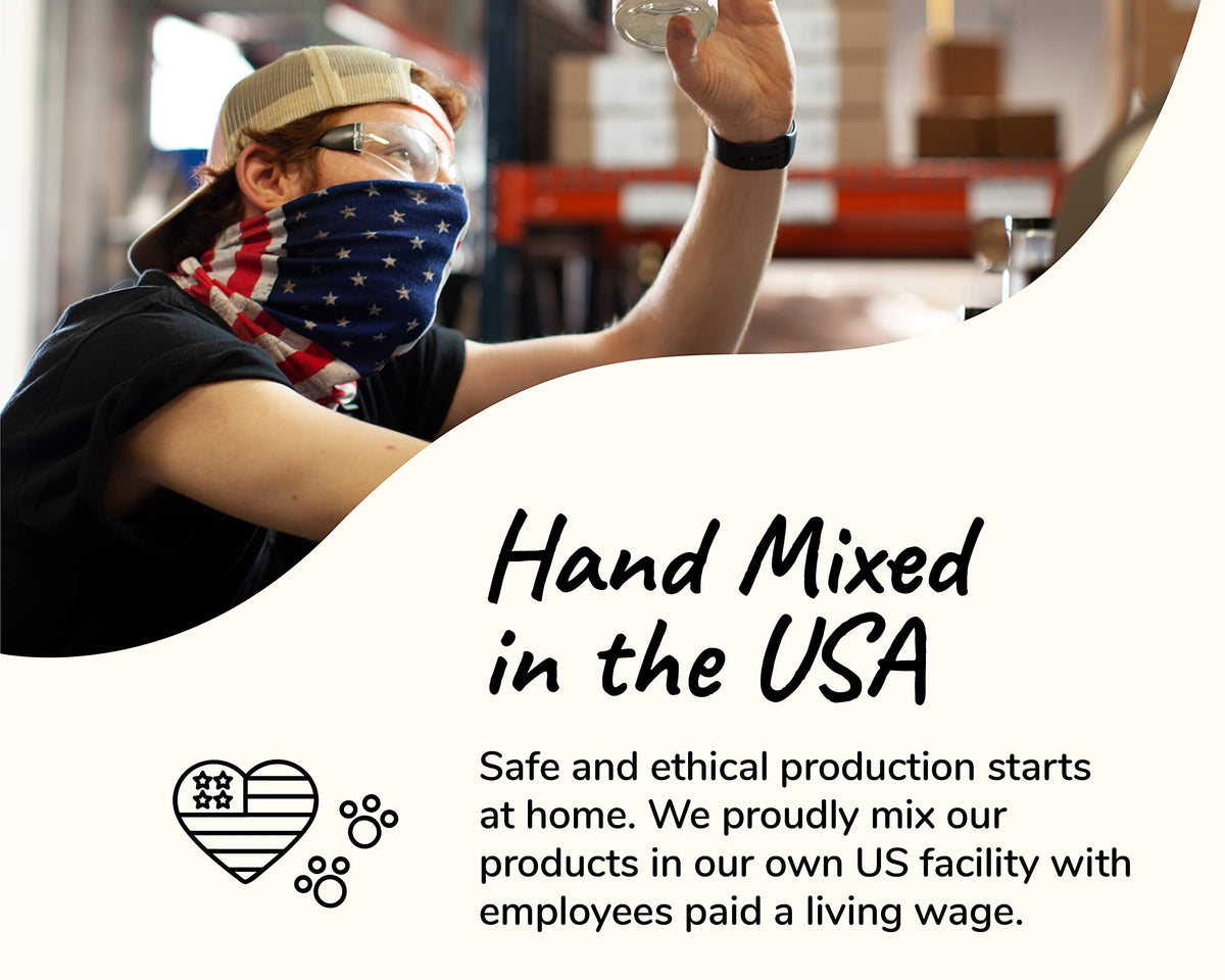 Premium Organic Coconut Oil Pet Supplement for Dogs & Cats - Natural Skin & Coat Care, Soothes Itchy Skin & Dry Noses - Cold Pressed Extra Virgin - Made in the USA