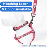 Adjustable Pink Camouflage Dog Harness - Step-In Reflective Vest for Large Dogs, Puppies & Seniors