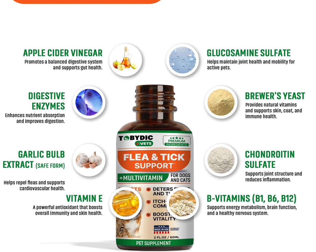 Natural Flea & Tick Prevention for Dogs - Effective Oral Control & Treatment