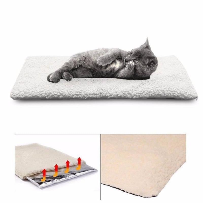Self-Heating Fleece Pet Bed - My Pet Collective