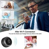 1080P HD Mini Wifi Camera with Night Vision - Perfect for Home Security, Kids & Pet Monitoring!