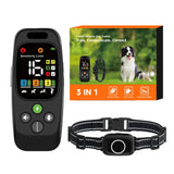 Ultimate 1000m Multifunctional Dog Training Anti-Barking Collar with Biphasic Communication Display