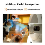 PETKIT Purobot Ultra Automatic Cat Litter Box with Integrated Camera, Odorless Self-Cleaning Design, AI-Powered Cat Face Recognition, Extra Large Capacity for Multiple Cats, Xsecure/App Control