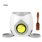 Automatic Tennis Ball Launcher for Dogs - Interactive Training Tool and Snack Reward Dispenser for Enhanced Canine Engagement and Well-being