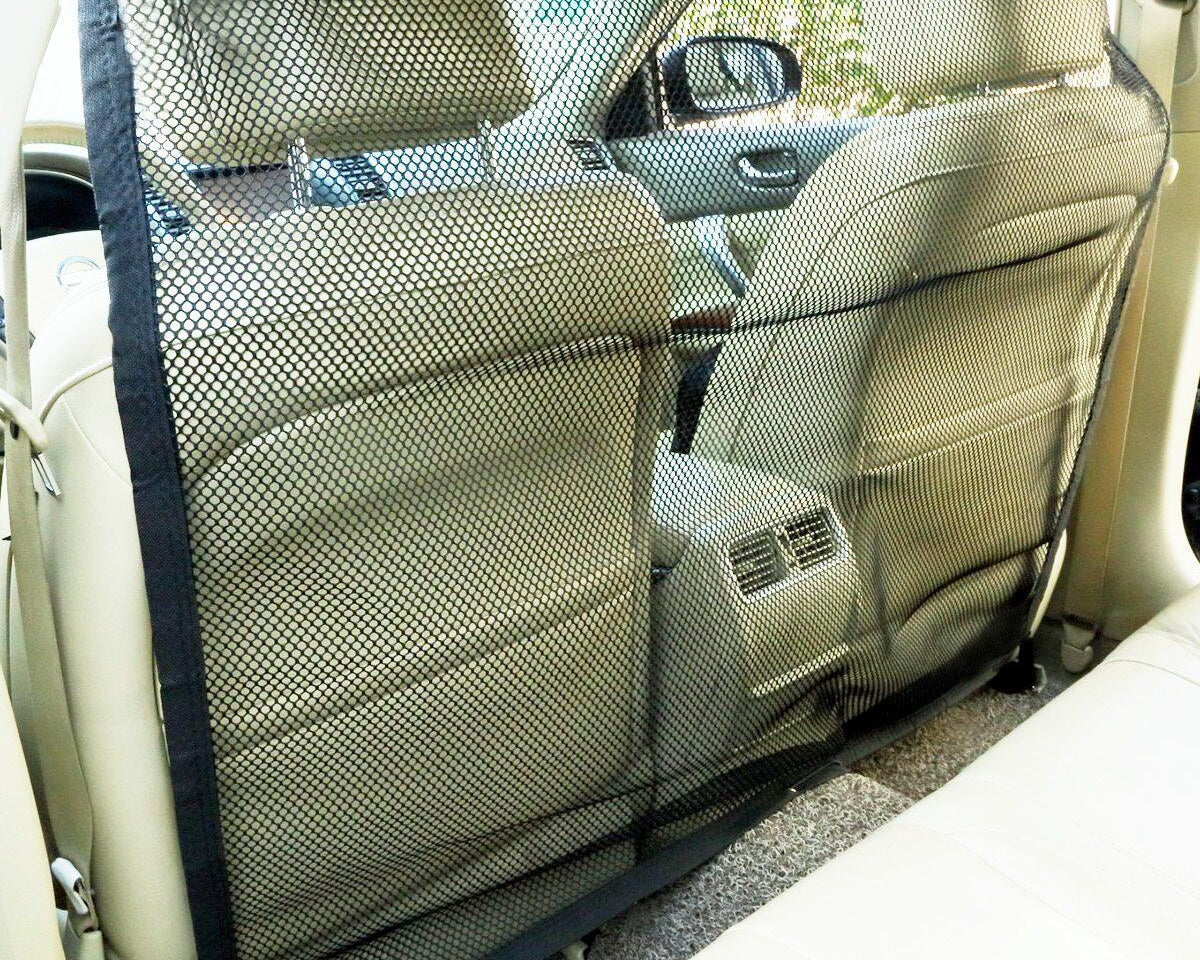 Zone Tech Dog Car Barrier - 47x34" Vehicle Mesh Net for Safe Travel with Pets
