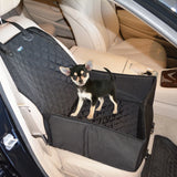 2-in-1 Front Car Seat Covers - Pet Travel Protector Basket for Dogs and Cats, Scratch Resistant, Waterproof, and Non-Slip