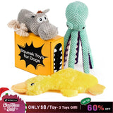 Ultimate Petspy Squeaky Dog Toy Pack - 3 Fun Chew Toys for Happy Pups!