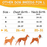 No Pull Adjustable Dog Harness for Large Breeds - Reflective Vest with Handle