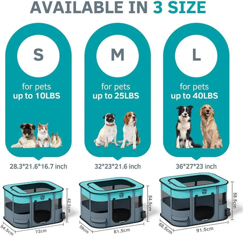 Ultimate Portable Foldable Dog Playpen - Perfect Indoor & Outdoor Puppy Crate Kennel House