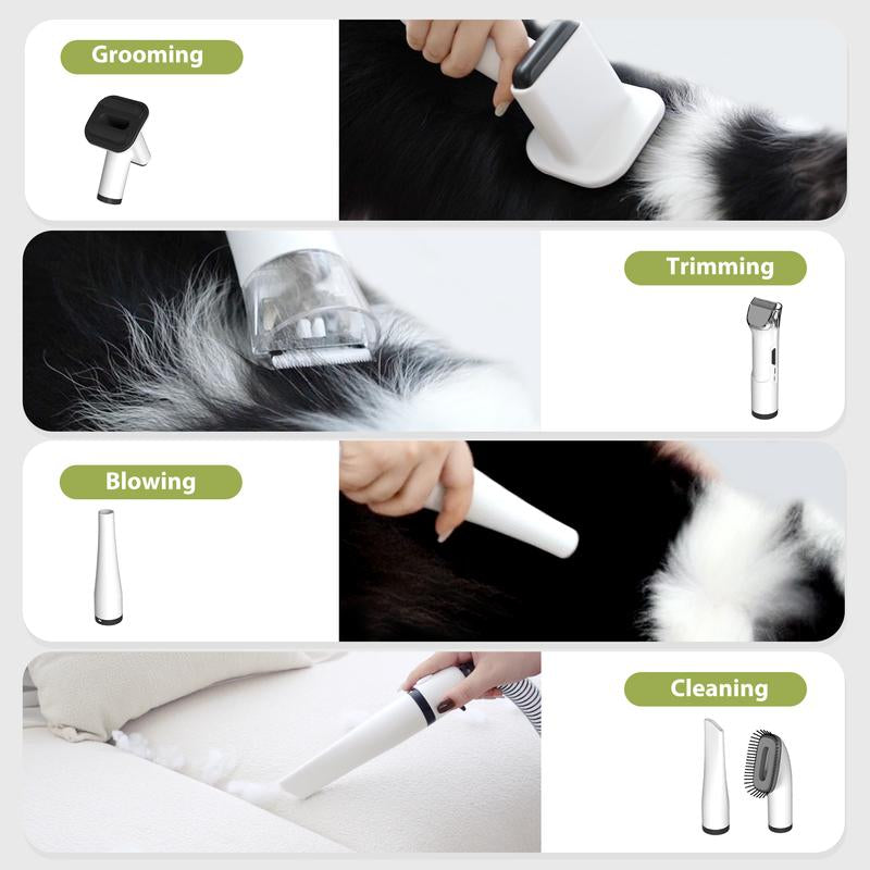 Catboxy Pet Grooming Vacuum Blow Dryer and Clippers