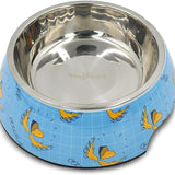 Pet Dog Bowl, Melamine Stainless Pet Bowls