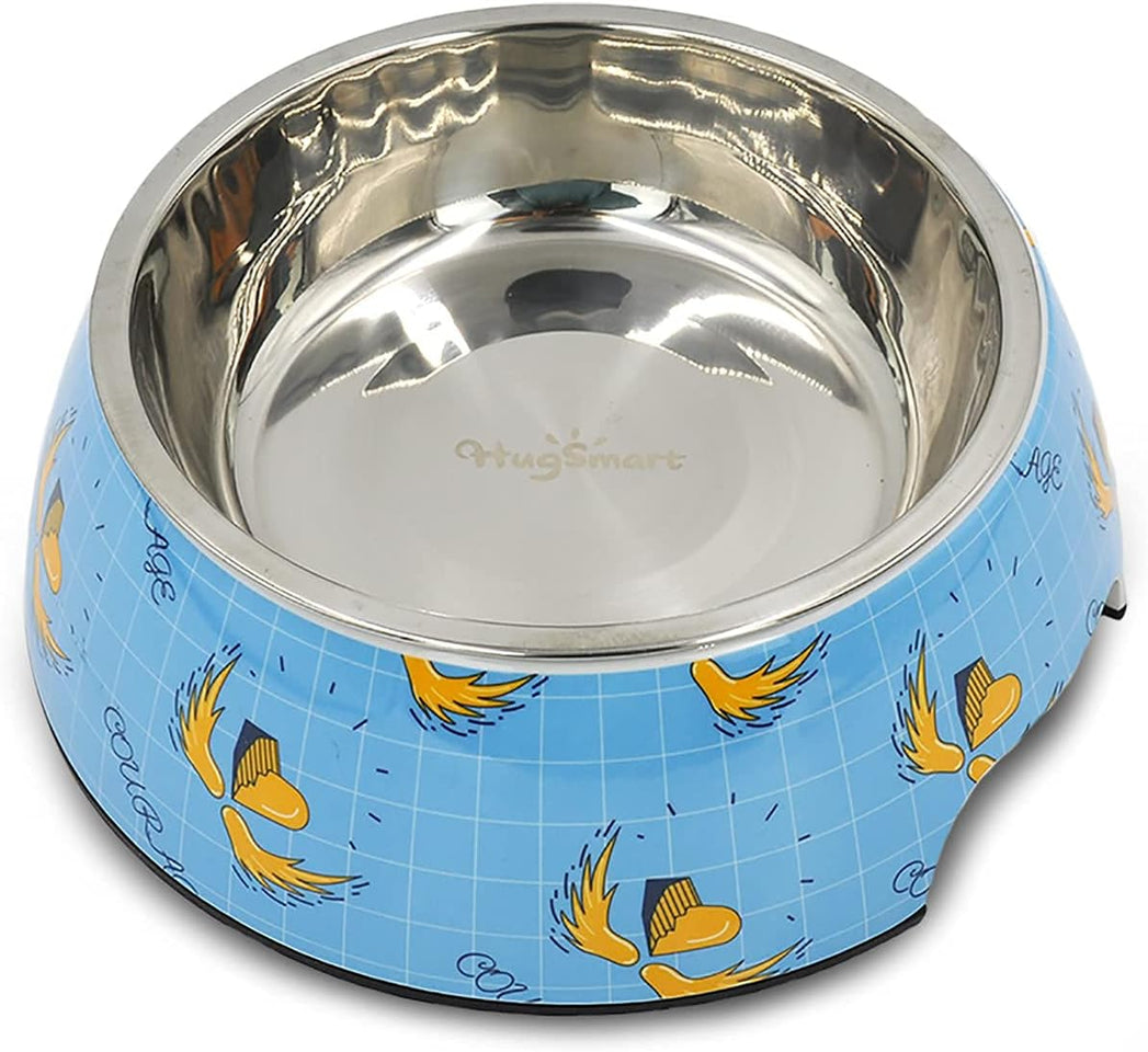 Pet Dog Bowl, Melamine Stainless Pet Bowls