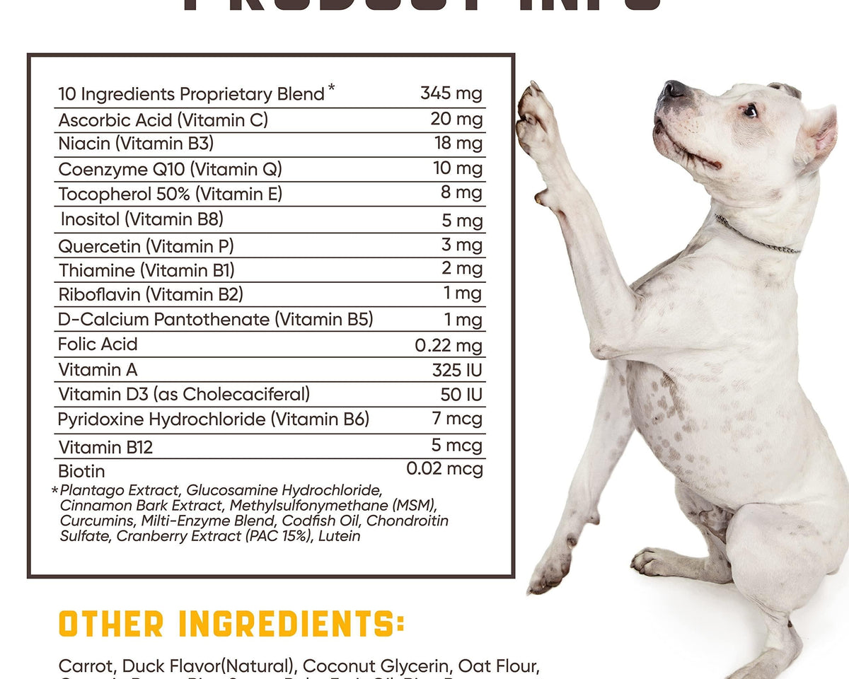 Ultimate 15-in-1 Dog Multivitamin for Immunity, Digestion, Joint & Heart Health