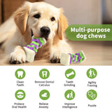 Interactive Dog Chew Toy – Vibrantly Colored Enrichment Toy for Aggressive Chewers
