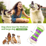 Interactive Dog Chew Toy – Vibrantly Colored Enrichment Toy for Aggressive Chewers