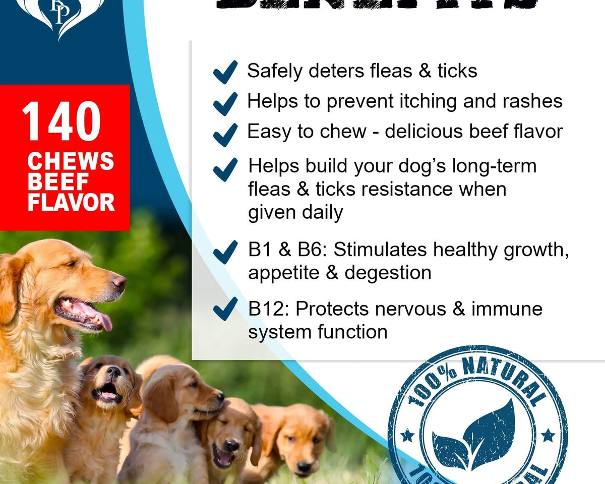 Insect Defense Chewable Tablets for Dogs and Cats - Small, Effective Prevention!